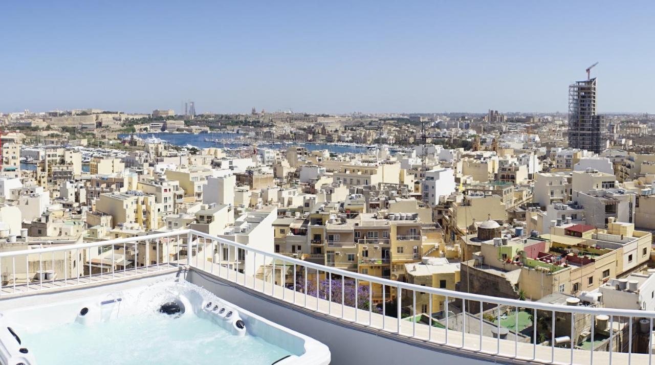 Wonderful Apartments With Shared Jacuzzi And Panorama Rooftop Gzira Exteriér fotografie